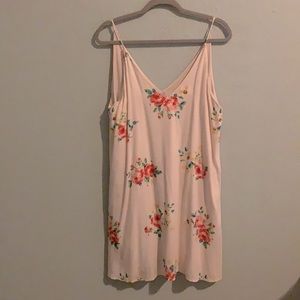 Flower print summer dress
